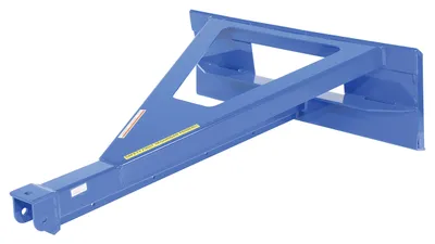 Vestil MPLA-58-3000 "skid loader" multi-purpose lifting attachment shown from an alternate angle