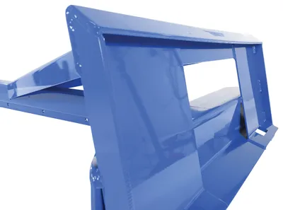 Vestil MPLA-58-3000 "skid loader" multi-purpose lifting attachment shown from an alternate angle