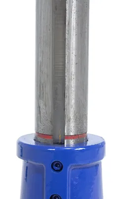 Vestil MSJ-5 mechanical screw jack shown from an alternate angle