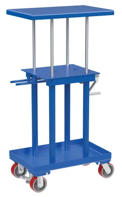 Vestil MT-1828-HP mechanical post table shown from an alternate angle