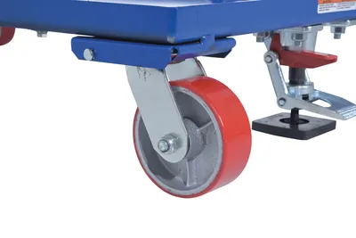Vestil MT-3048-HP mechanical post table shown from an alternate angle