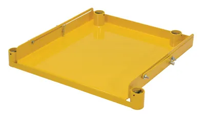 Vestil MTC-RB mechanical trash compactor shown from an alternate angle