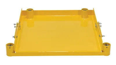 Vestil MTC-RB mechanical trash compactor shown from an alternate angle