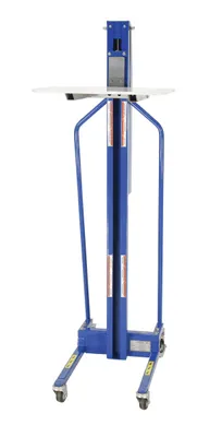 Vestil MWP-220-M manual & dc work positioner shown from an alternate angle