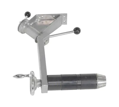 Vestil MWP-RR manual & dc work positioner shown from an alternate angle