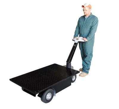 Vestil NE-CART-1 traction-drive cart shown from an alternate angle