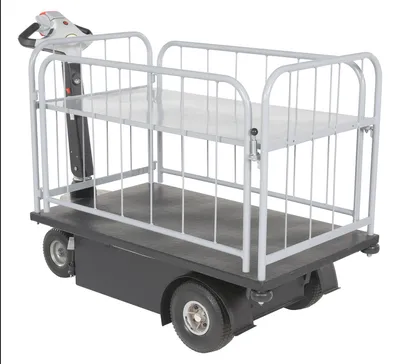 Vestil NE-CART-3 traction-drive cart shown from an alternate angle