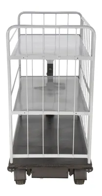 Vestil NE-CART-4 traction-drive cart shown from an alternate angle