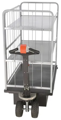 Vestil NE-CART-4 traction-drive cart shown from an alternate angle