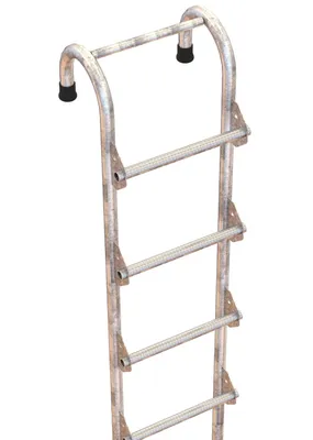 Vestil NTAL-15-HDG tank access ladder shown from an alternate angle