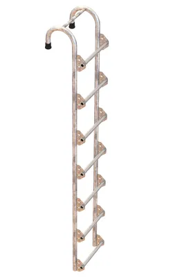 Vestil NTAL-7-HDG tank access ladder