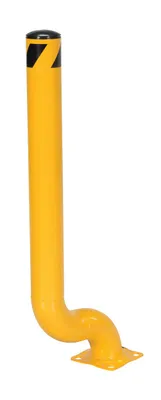 Vestil OBOL-47-4.5 offset steel bollard shown from an alternate angle