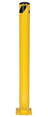 Vestil OBOL-53-4.5 offset steel bollard shown from an alternate angle