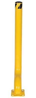 Vestil OBOL-53-4.5 offset steel bollard shown from an alternate angle
