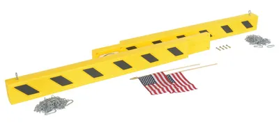 Vestil ODG-120-F overhead door warning barrier shown from an alternate angle