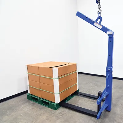 Vestil OLA-4-42 overhead load lifter shown from an alternate angle
