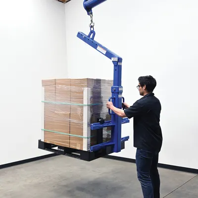 Vestil OLA-4-42 overhead load lifter shown from an alternate angle