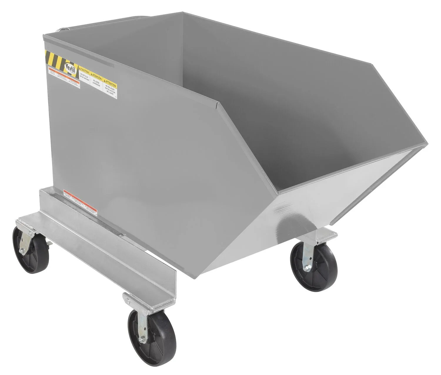 Vestil P-HOP-0.5-SL portable steel hopper