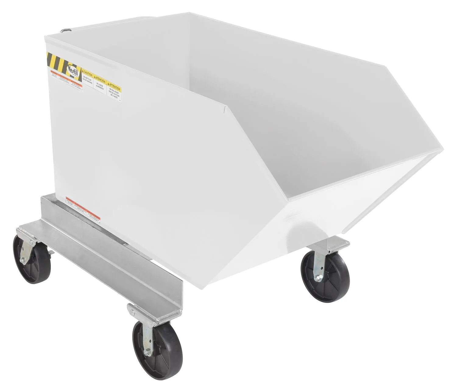 Vestil P-HOP-0.5-WT portable steel hopper