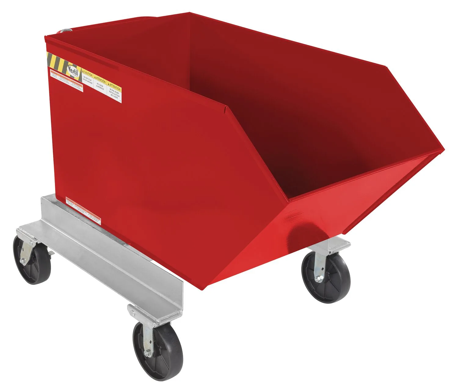 Vestil P-HOP-0.75-RD portable steel hopper