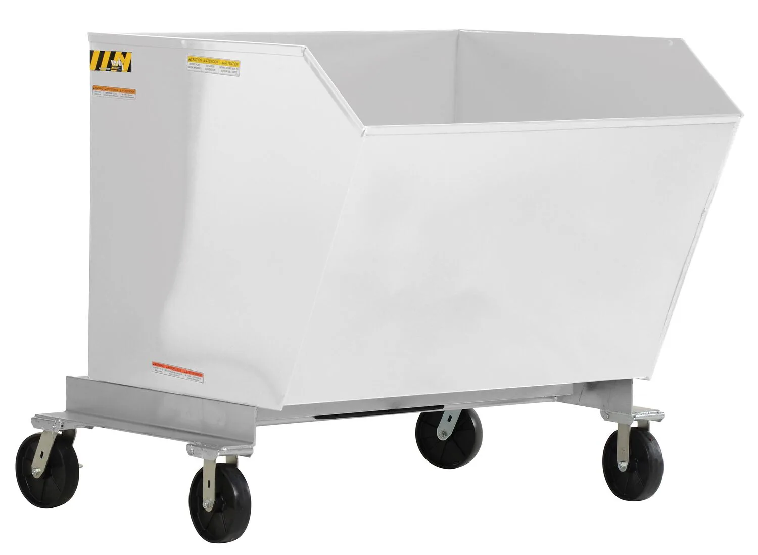 Vestil P-HOP-1.5-WT portable steel hopper