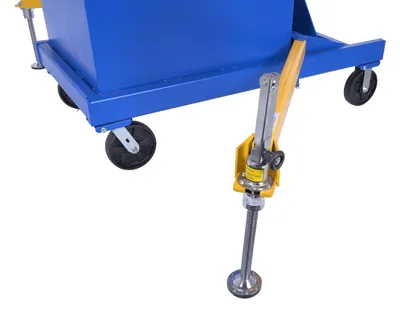 Vestil P-JIB-2 portable cantilever hoist shown from an alternate angle