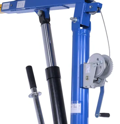 Vestil P-JIB-4 portable cantilever hoist shown from an alternate angle
