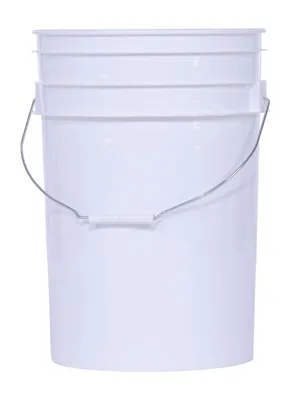 Vestil PAIL-6-PWS pail shown from an alternate angle
