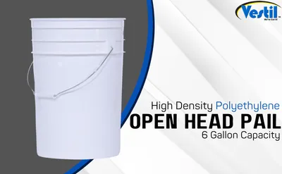Vestil PAIL-6-PWS pail feature highlights