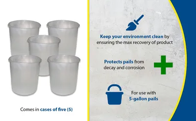 Vestil PAIL-LINE pail liner feature highlights