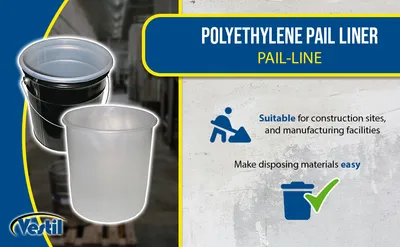 Vestil PAIL-LINE pail liner feature highlights