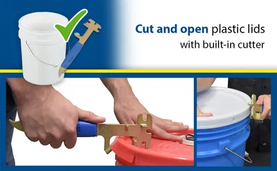Vestil PAIL-PAL steel pail pals (pail opener) feature highlights