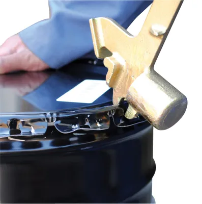 Vestil PAIL-PAL-UN steel pail pals (pail opener) shown from an alternate angle