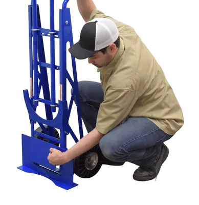 Vestil PAIL-T pail hand truck shown from an alternate angle