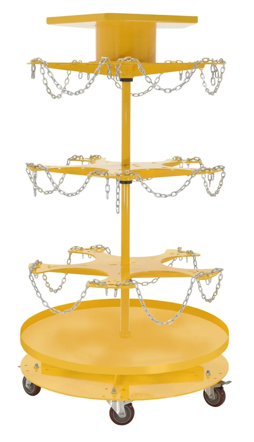 Vestil PAIL-T3-CAR-15-CK pail carousel rack