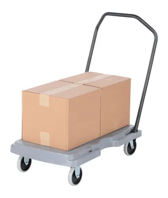 Vestil PC-60 versatile platform trucks with fold down handle shown from an alternate angle