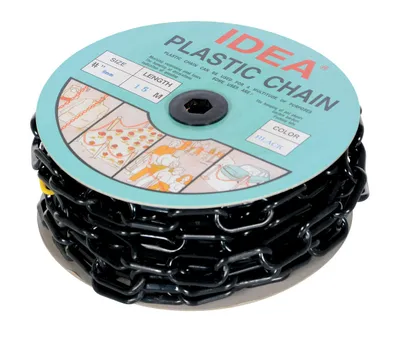 Vestil PCB-B-CN plastic chain barricade shown from an alternate angle