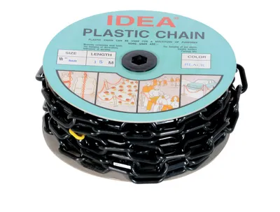 Vestil PCB-B-CN plastic chain barricade shown from an alternate angle