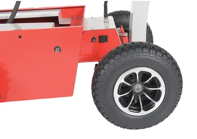 Vestil PDC-1000-33 powered dump cart shown from an alternate angle