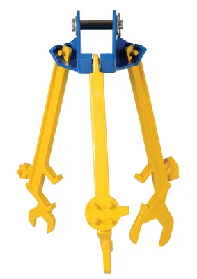 Vestil PDL-800-M multi-purpose overhead drum lifters wrenche shown from an alternate angle