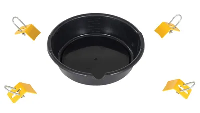 Vestil PDOL-DPAN ergonomic elevated bucket & pail dolly shown from an alternate angle