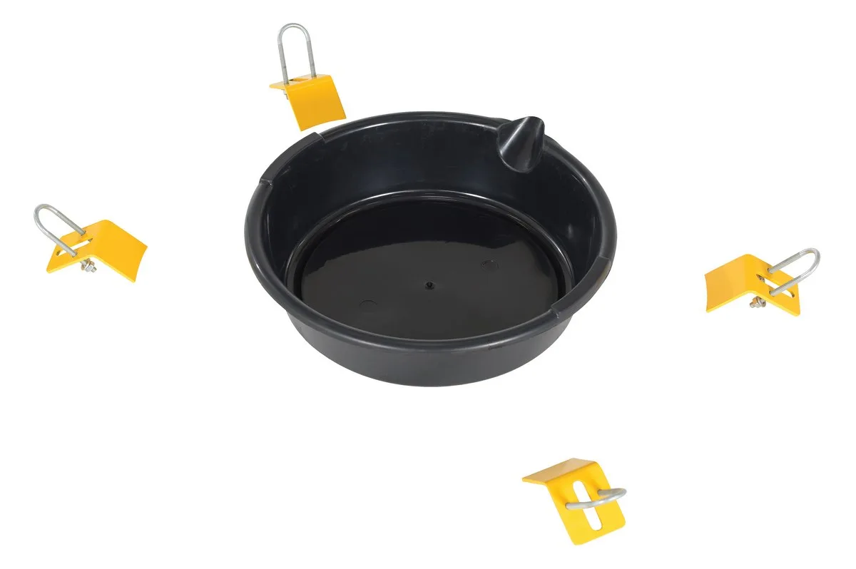 Vestil PDOL-DPAN ergonomic elevated bucket & pail dolly