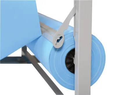 Vestil PDS-2-36 paper dispenser stand shown from an alternate angle