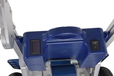 Vestil PDSC-350-62 powered stair climber shown from an alternate angle