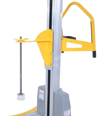 Vestil PEL-100A-D3-SWA material pallet stretch wrap machine shown from an alternate angle