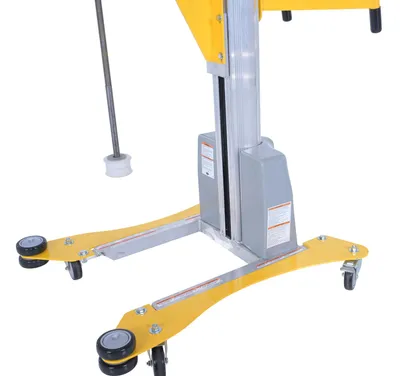 Vestil PEL-100A-D3-SWA material pallet stretch wrap machine shown from an alternate angle