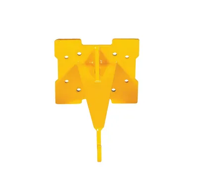 Vestil PEL-HOOK powered quick lift shown from an alternate angle