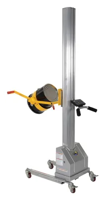 Vestil PEL-PAIL powered quick lift shown from an alternate angle