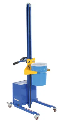 Vestil PEL-PL-5 powered quick lift shown from an alternate angle