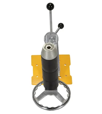 Vestil PEL-RR powered quick lift shown from an alternate angle